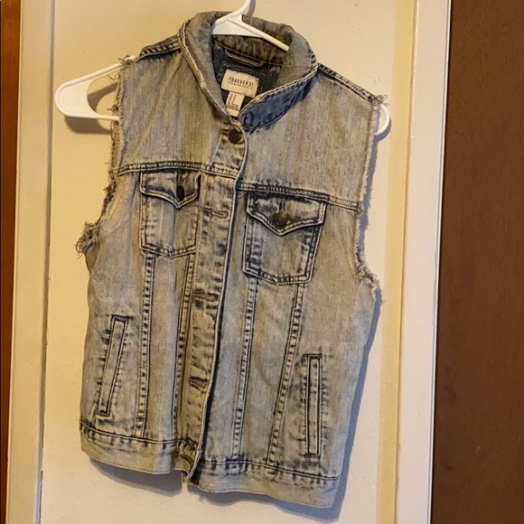 half sleeve jean jacket